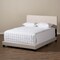 Baxton Studio Hampton Modern Light Beige Upholstered King Size Bed 136-7450 - alternate 8
